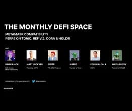 January DeFi Space: NETH, Perps on Tonic, Ref v2, Cora, & Holdr